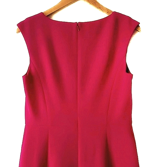 BNWT Ann Taylor pink midi dress (women size 6) - Picture 2 of 8